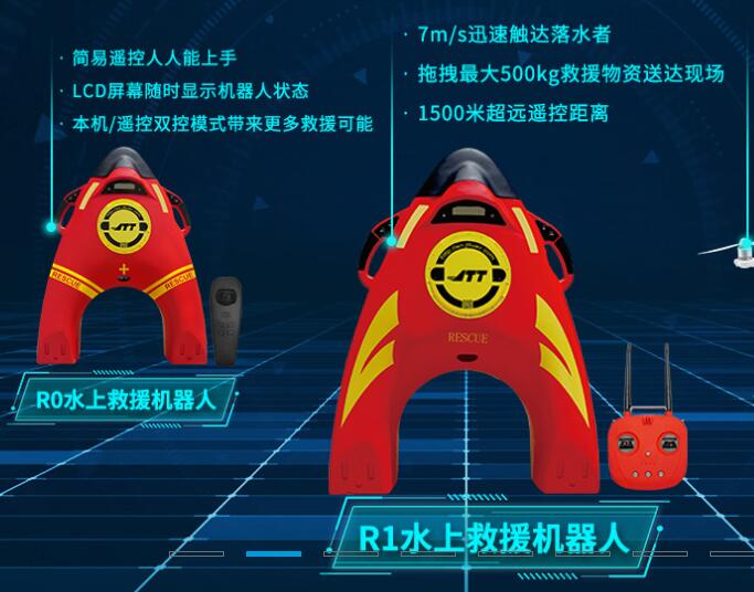 智能應急救援機器人 讓水上救援變得快捷、簡單！